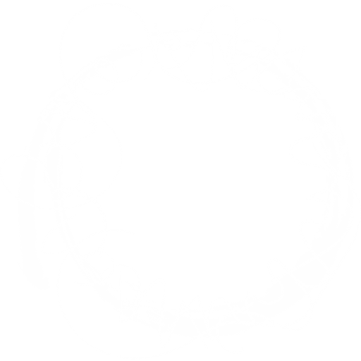 Logo Eva Arnaud – forme circulaire blanche sur fond transparent